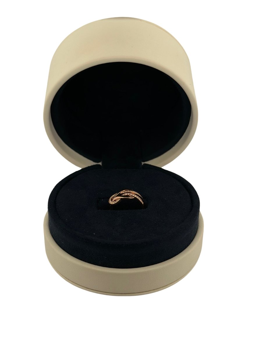 Bague FRED en or rose et diamants - Castafiore