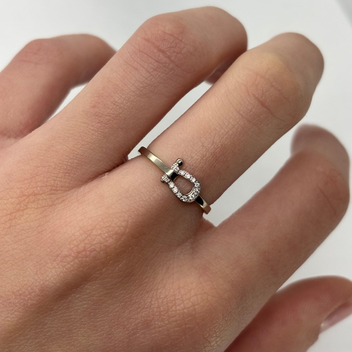 Bague FRED "Force 10" en or blanc et diamants - Castafiore