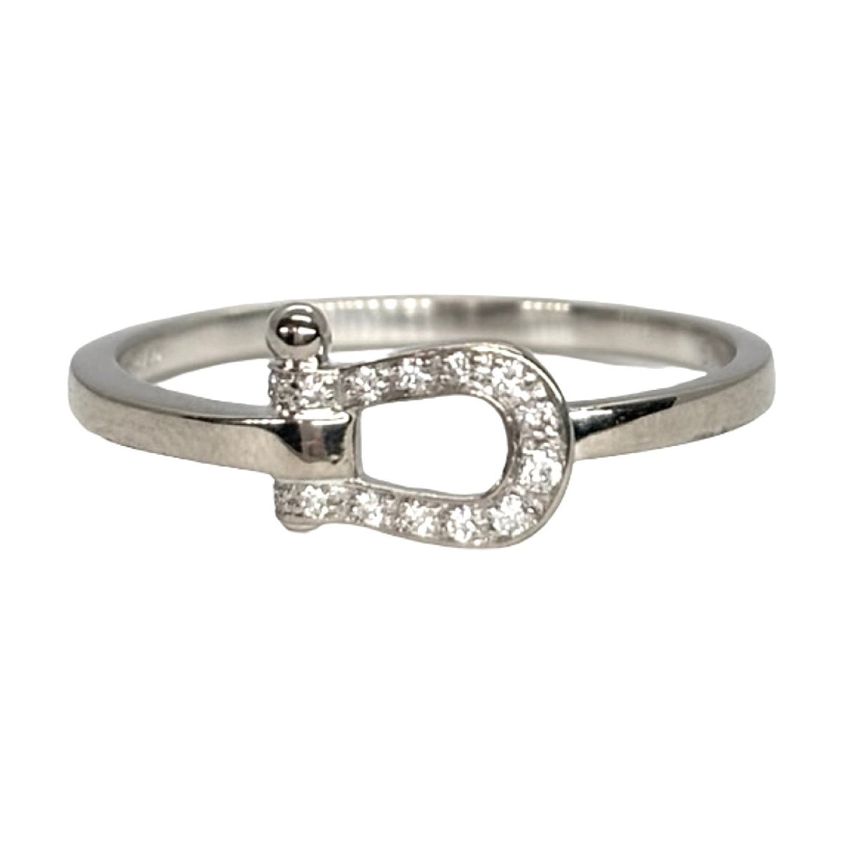 Bague FRED "Force 10" en or blanc et diamants - Castafiore