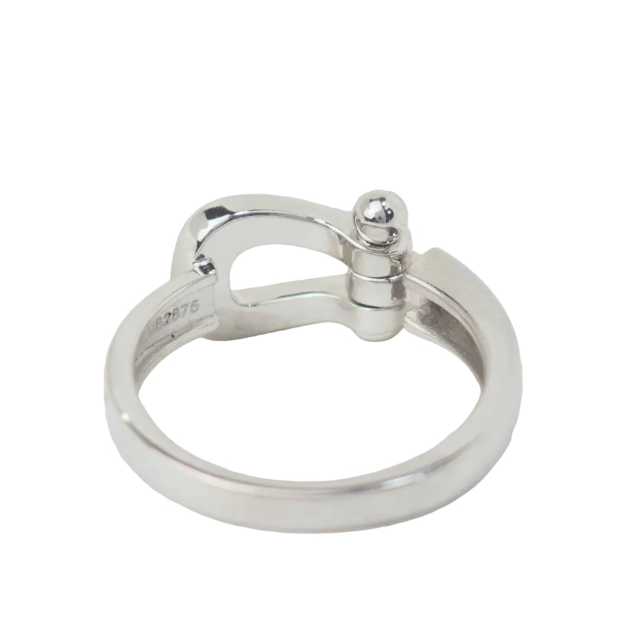 Bague Fred force 10 en or blanc et diamants - Castafiore