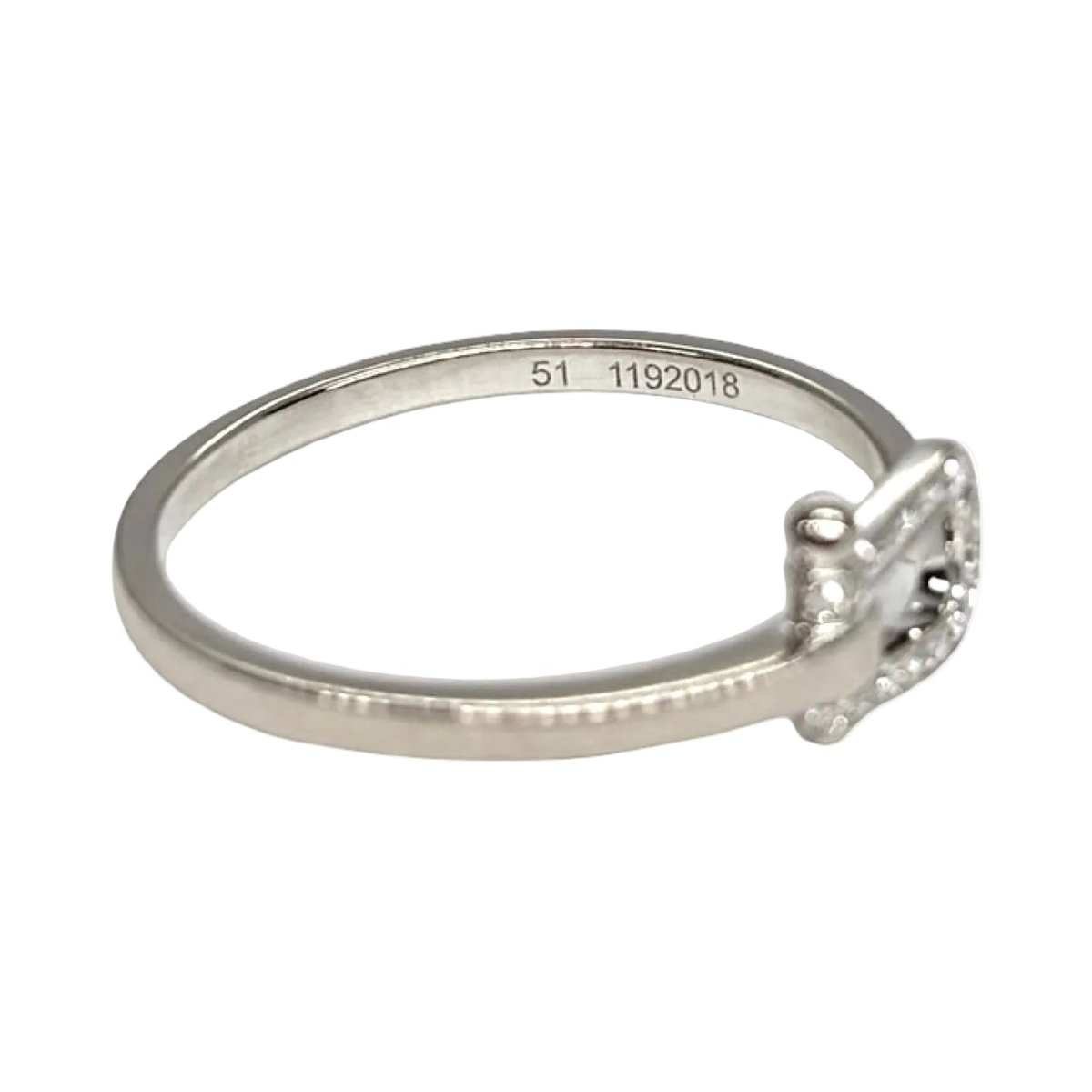 Bague FRED "Force 10" en or blanc et diamants - Castafiore