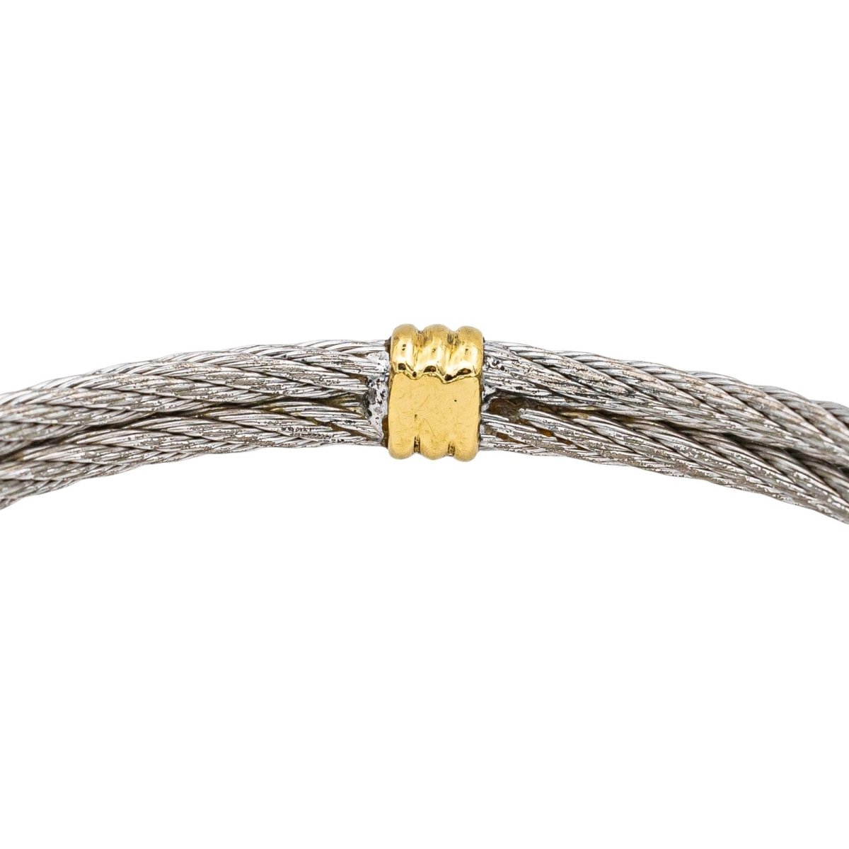 Bague FRED "Force 10" en or jaune et acier - Castafiore