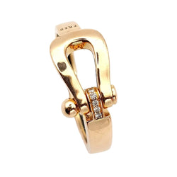 Bague FRED "Force 10" en or rose et diamants - Castafiore
