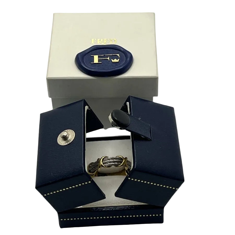 Bague FRED Force 10 vintage en or jaune - Castafiore