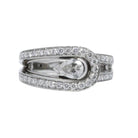 Bague FRED "Lovelight" en or blanc et diamant - Castafiore