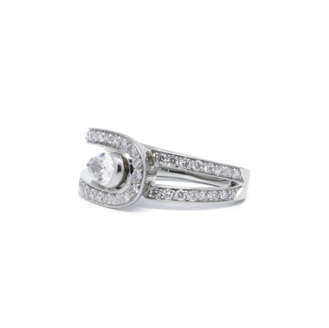 Bague FRED "Lovelight" en or blanc et diamant - Castafiore