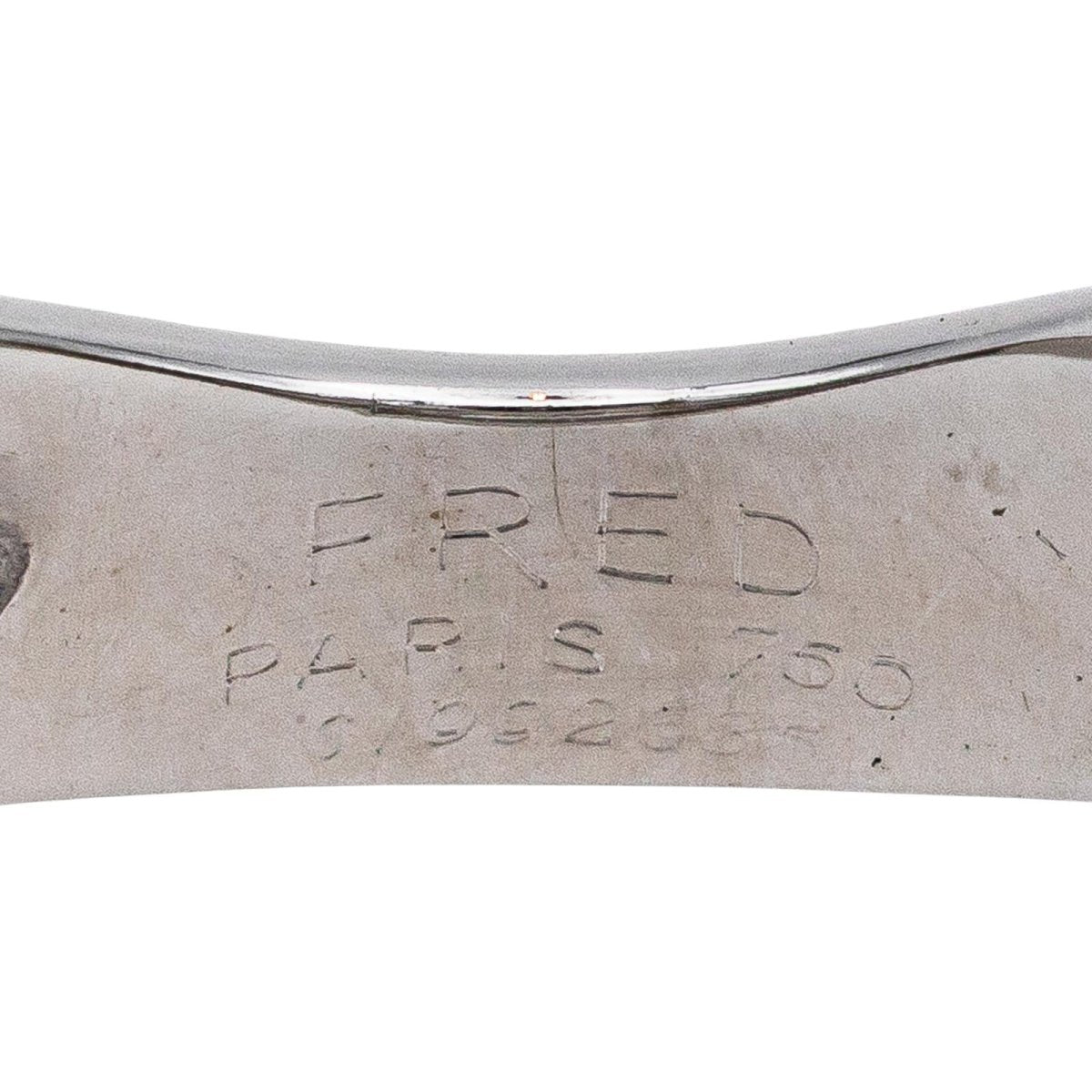 Bague FRED "Mouvementée" en or blanc et diamants - Castafiore