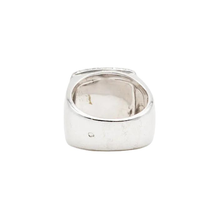 Bague FRED "Pain de sucre" en or blanc, tourmaline rose et diamants - Castafiore