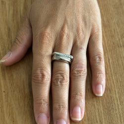 Bague FRED "Success" en or blanc et diamants - Castafiore