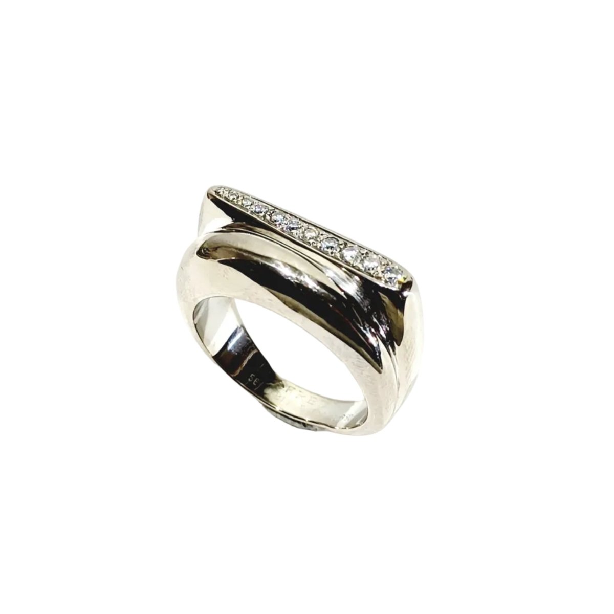 Bague FRED "Success" en or blanc et diamants - Castafiore