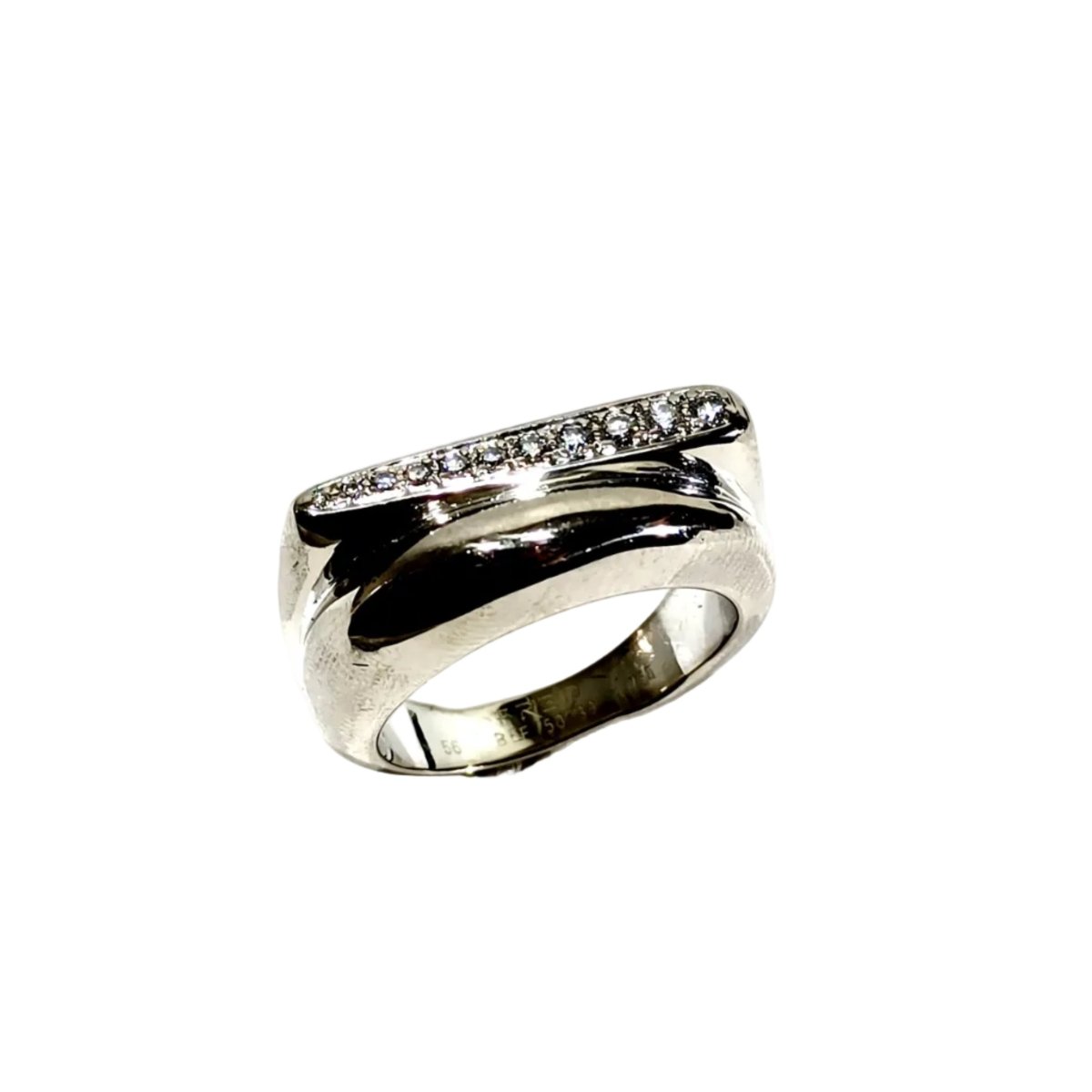Bague FRED "Success" en or blanc et diamants - Castafiore