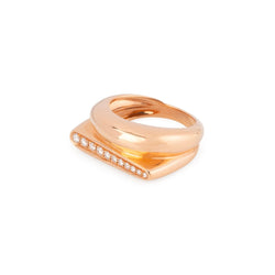 Bague FRED "Success" en or rose et diamants - Castafiore