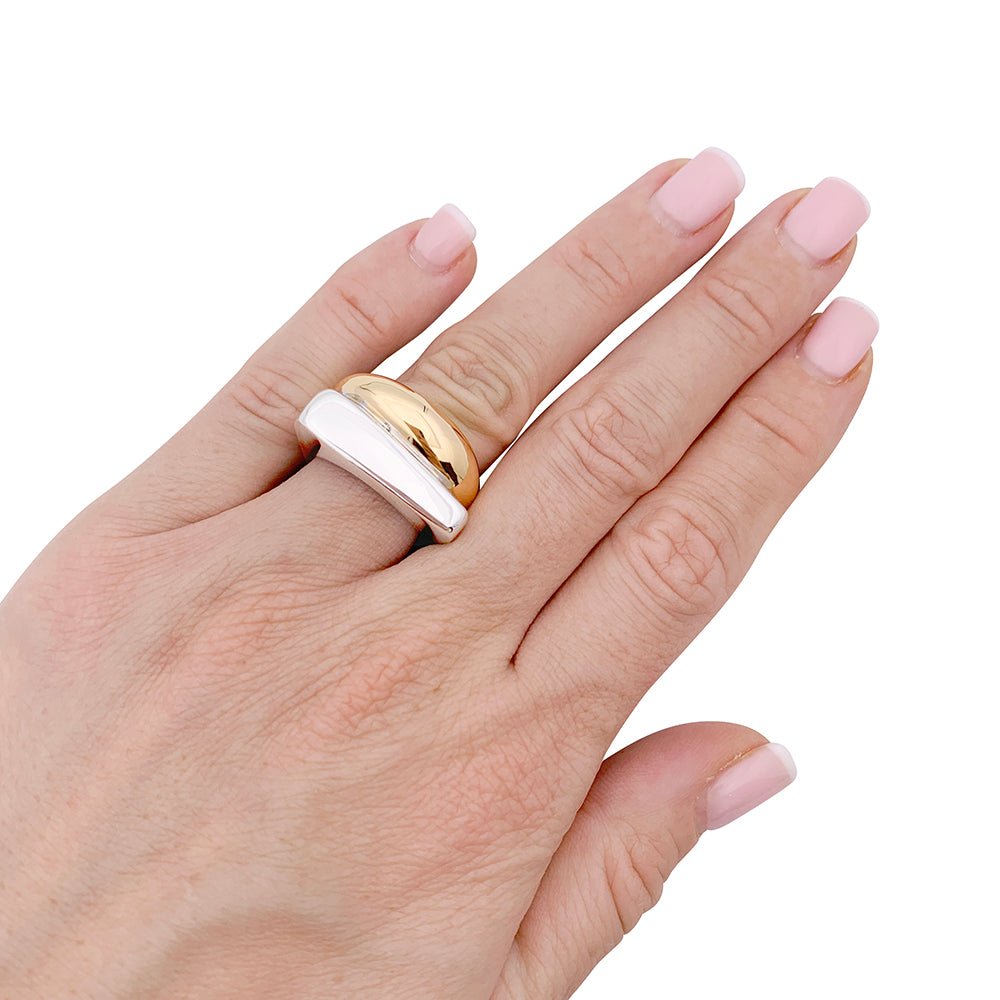 Bague FRED "Success" grand modèle en deux ors - Castafiore