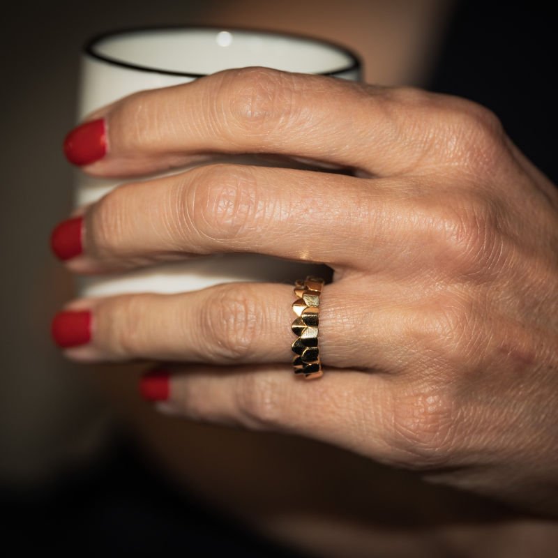 Bague FRED "Une île d'or" en or jaune - Castafiore