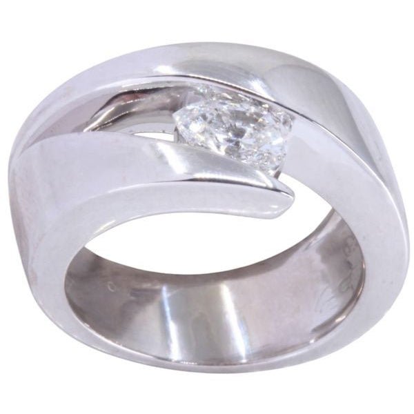 Bague GAREL "Neima" en or blanc et diamant - Castafiore