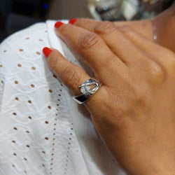 Bague GAREL "Neima" en or blanc et diamant - Castafiore