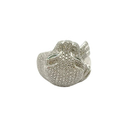 Bague GOUBLE' PARIS en or blanc, tsavorites et diamants - Castafiore