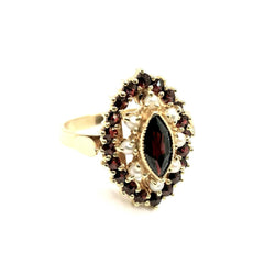 Bague grenats vintage - Castafiore