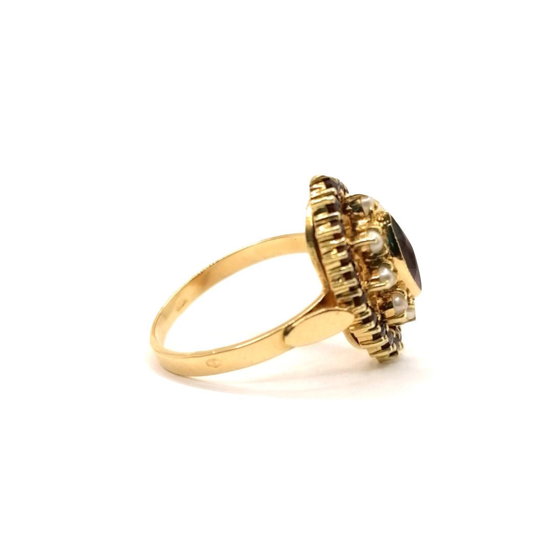 Bague grenats vintage - Castafiore