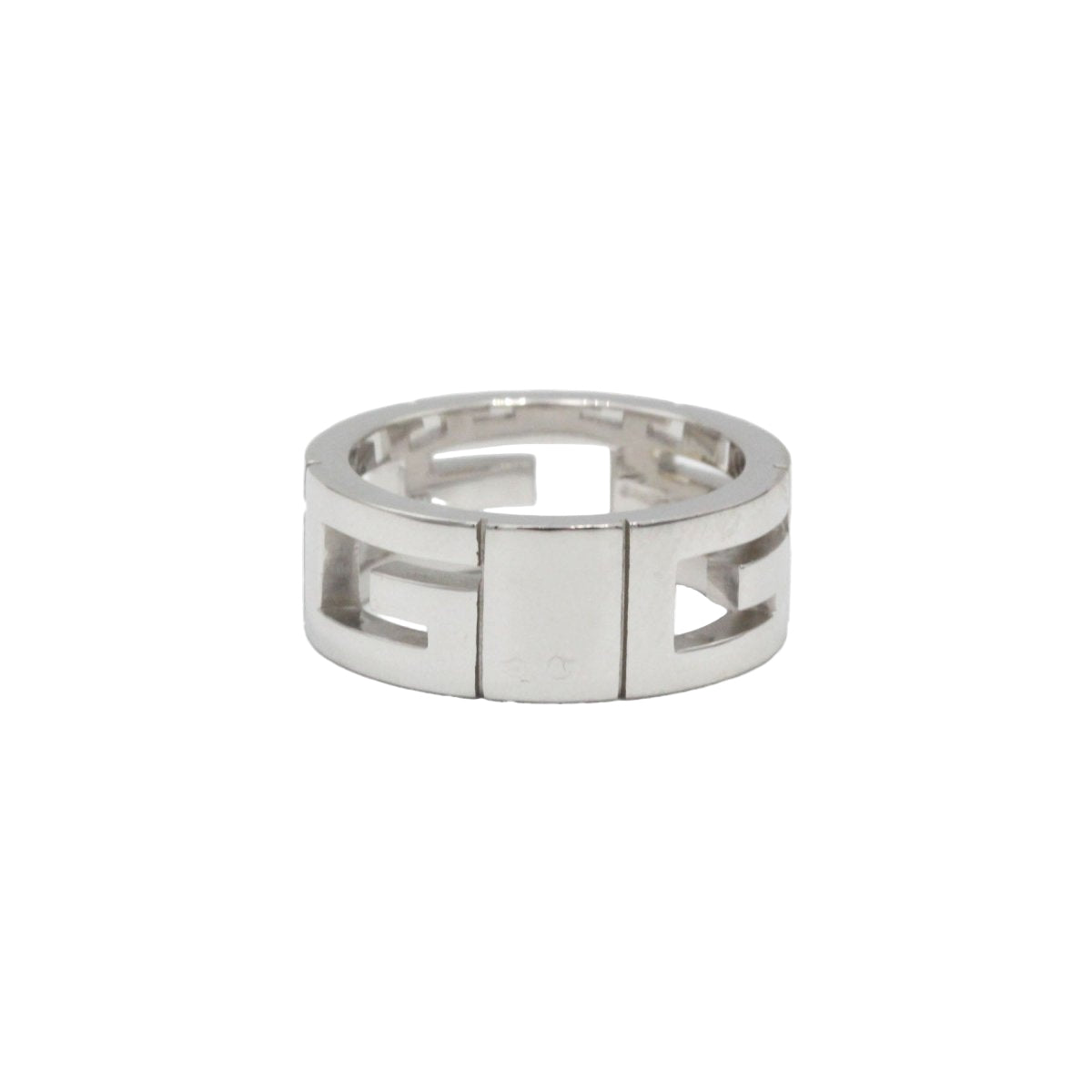 Bague GUCCI en or blanc et diamants - Castafiore