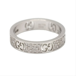 Bague GUCCI en or blanc et diamants - Castafiore