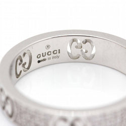 Bague GUCCI en or blanc et diamants - Castafiore