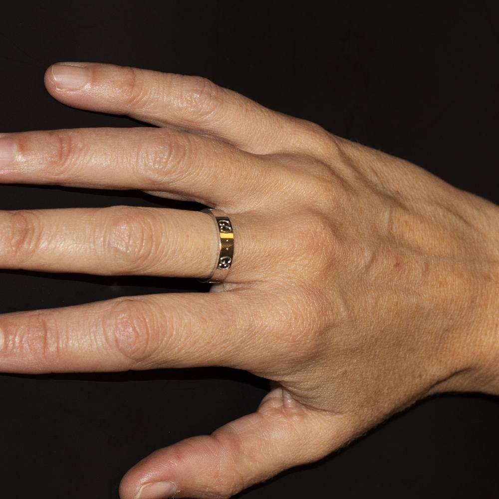Bague GUCCI Or blanc - Castafiore
