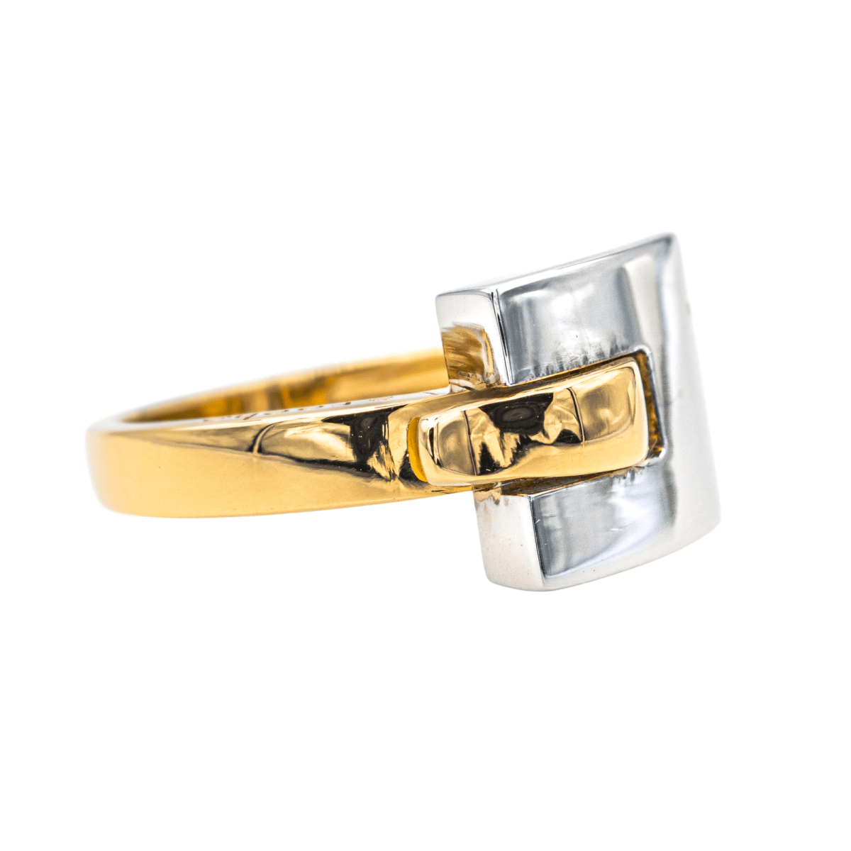 Bague GUY LAROCHE en or jaune et or blanc - Castafiore