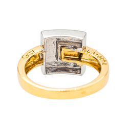 Bague GUY LAROCHE en or jaune et or blanc - Castafiore
