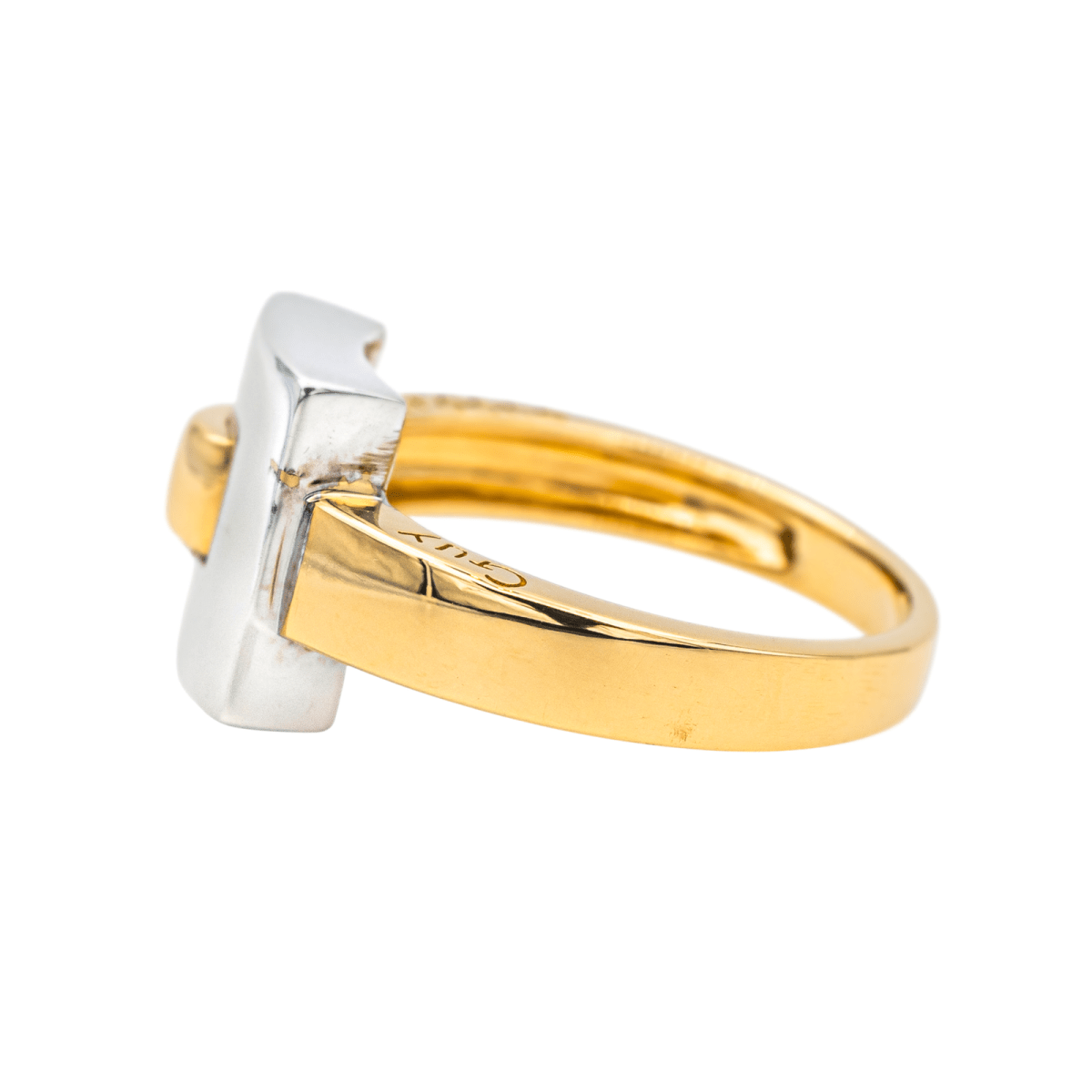 Bague GUY LAROCHE en or jaune et or blanc - Castafiore