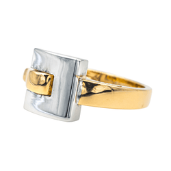 Bague GUY LAROCHE en or jaune et or blanc - Castafiore