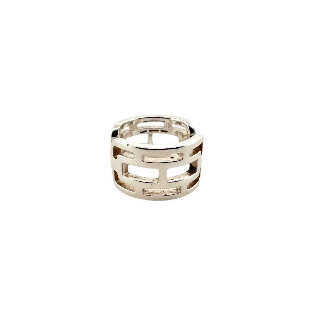 Bague HERMÈS, "Arcane" en argent - Castafiore