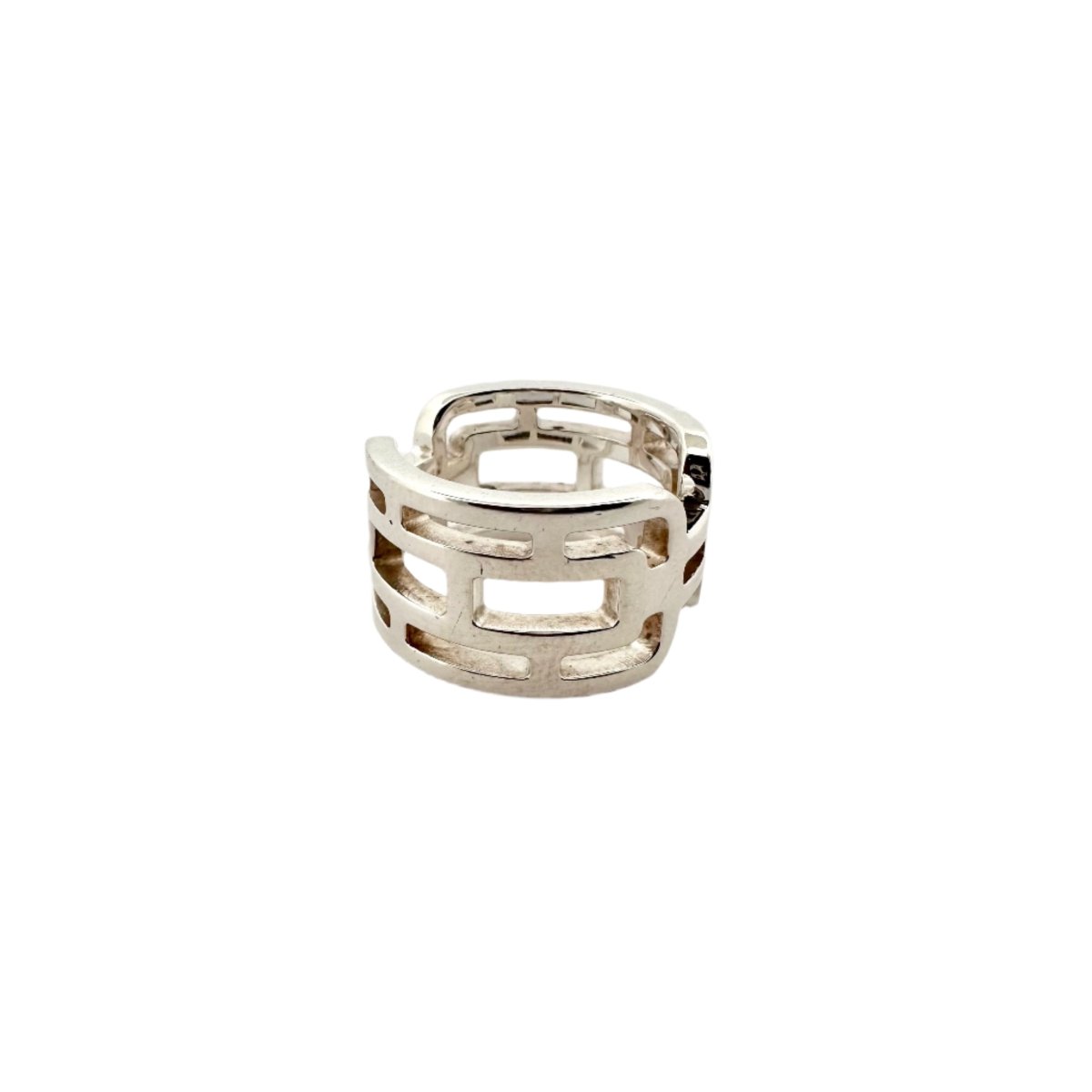 Bague HERMÈS, "Arcane" en argent - Castafiore