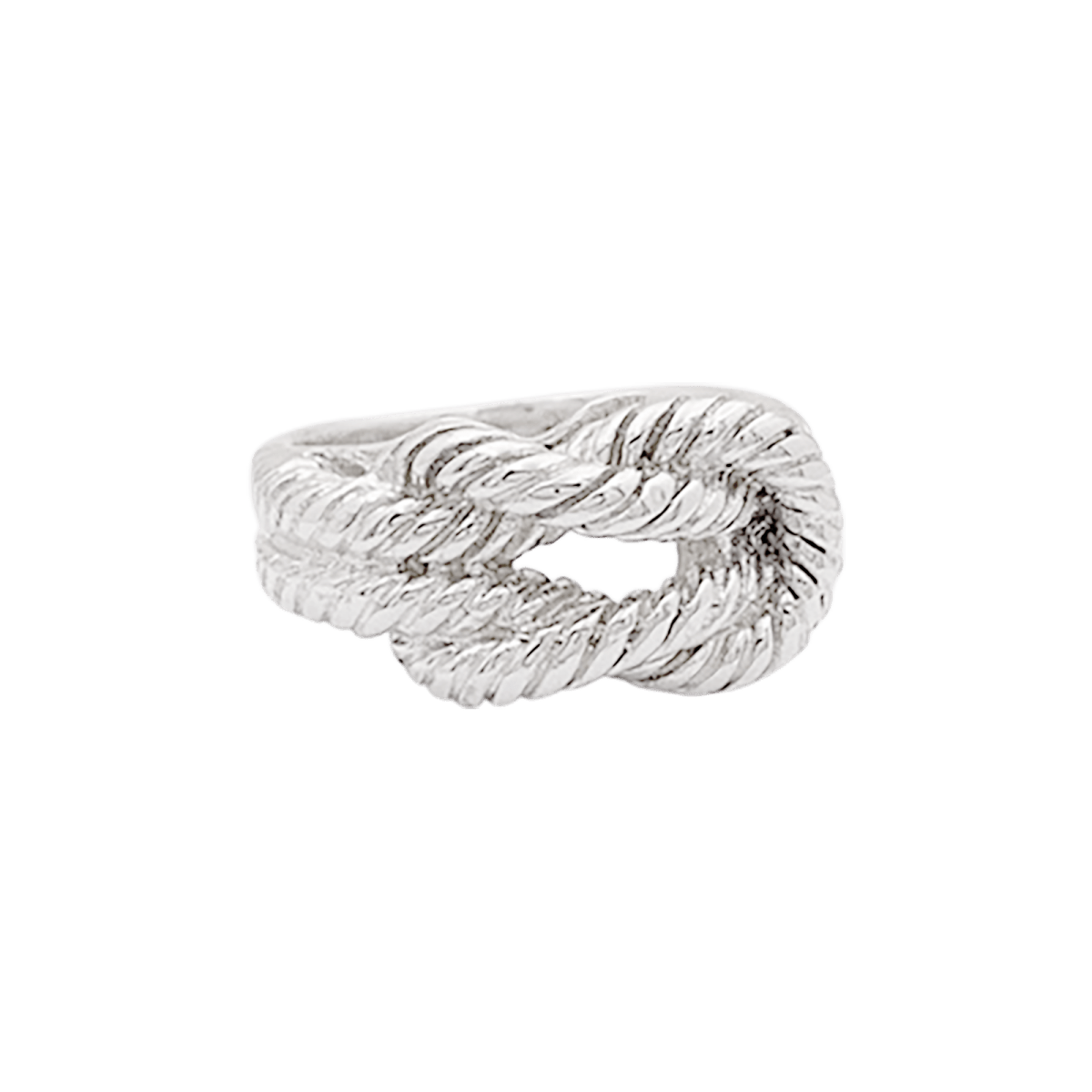 Bague HERMÈS, "Audierne" en argent - Castafiore