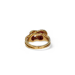 Bague HERMES "Audierne" en or - Castafiore