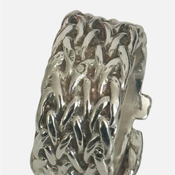 Bague HERMÈS “Boucle Cellier Diane” en argent - Castafiore