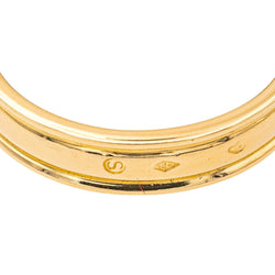 Bague HERMÈS "Ceinture" en or jaune et diamants - Castafiore