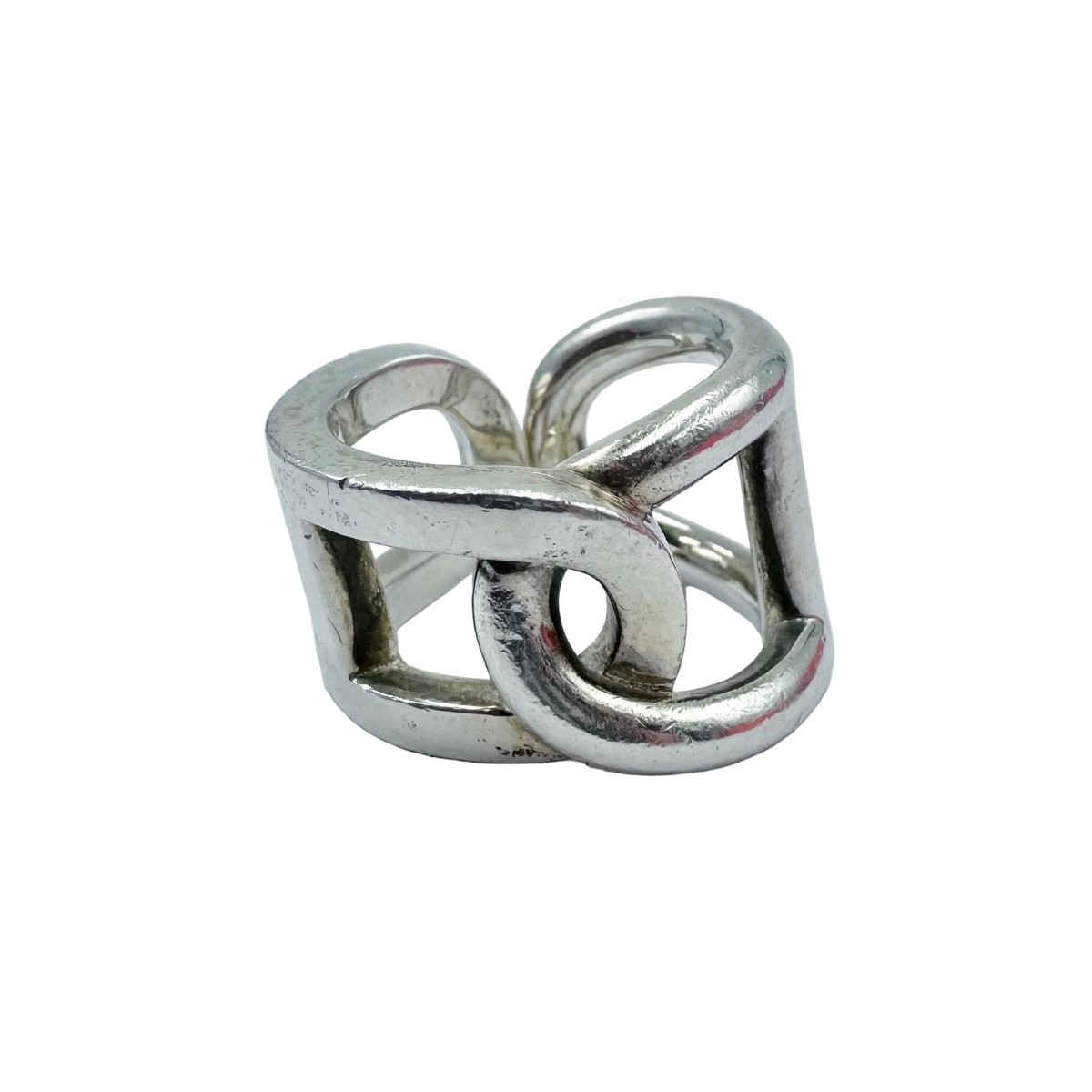 Bague HERMÈS "Cythère" en argent - Castafiore