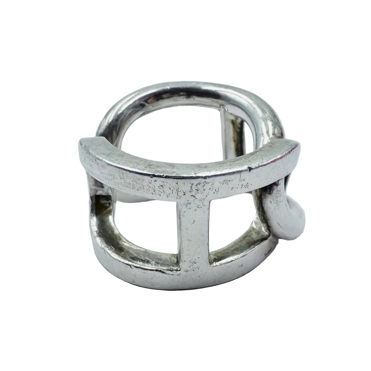 Bague HERMÈS "Cythère" en argent - Castafiore