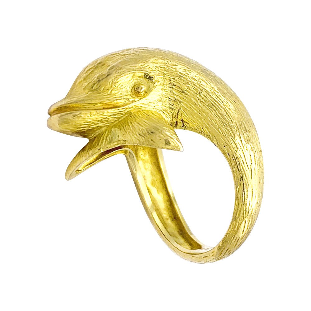 Bague Hermès, "Dauphin", or jaune - Castafiore