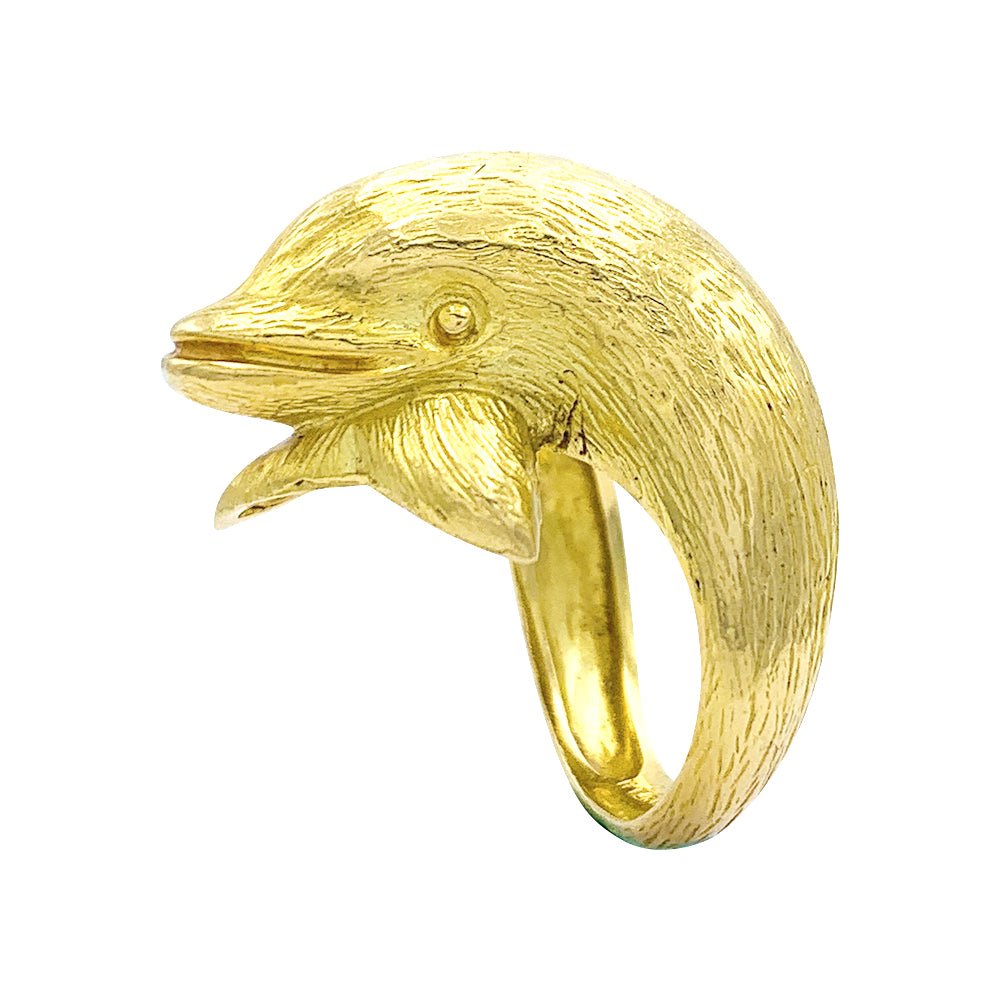 Bague Hermès, "Dauphin", or jaune - Castafiore