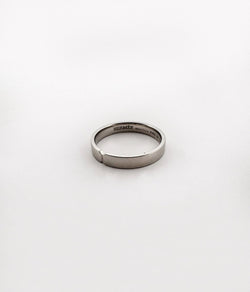 Bague HERMÈS "Ever Kelly" grand modèle en platine - Castafiore