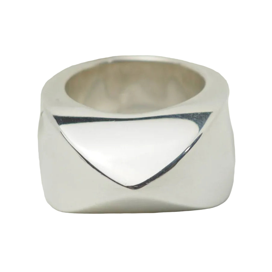 Bague HERMÈS Palmyre en argent - Castafiore