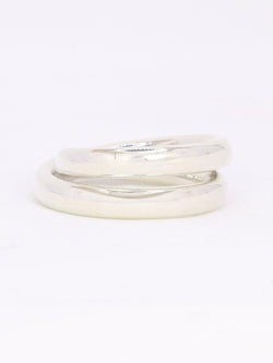 Bague HERMES Vertige en argent - Castafiore