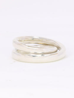 Bague HERMES Vertige en argent - Castafiore