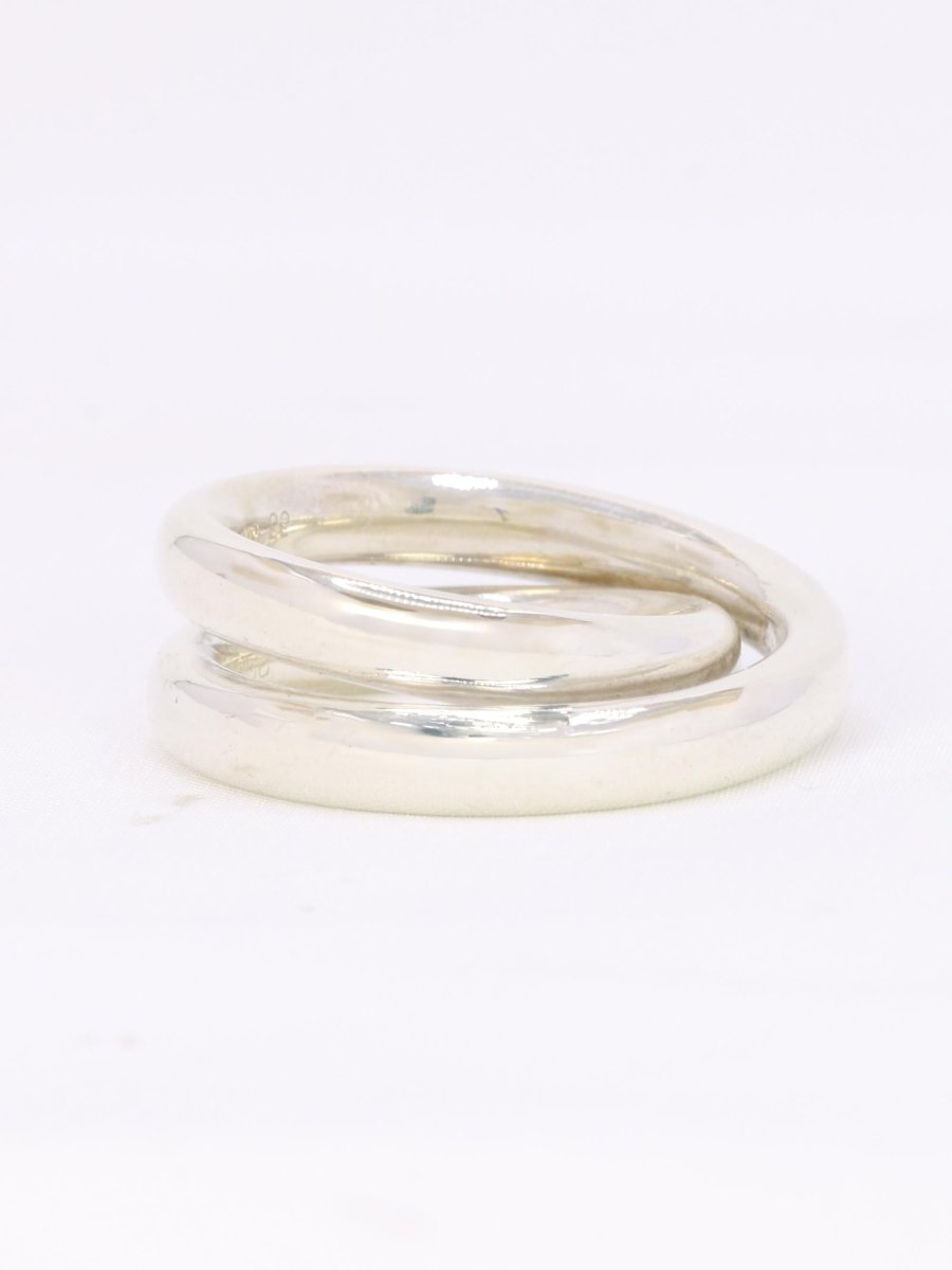 Bague HERMES Vertige en argent - Castafiore