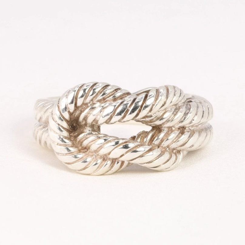 Bague Hermès vintage modèle Audierne en argent - Castafiore