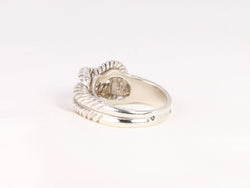 Bague Hermès vintage modèle Audierne en argent - Castafiore