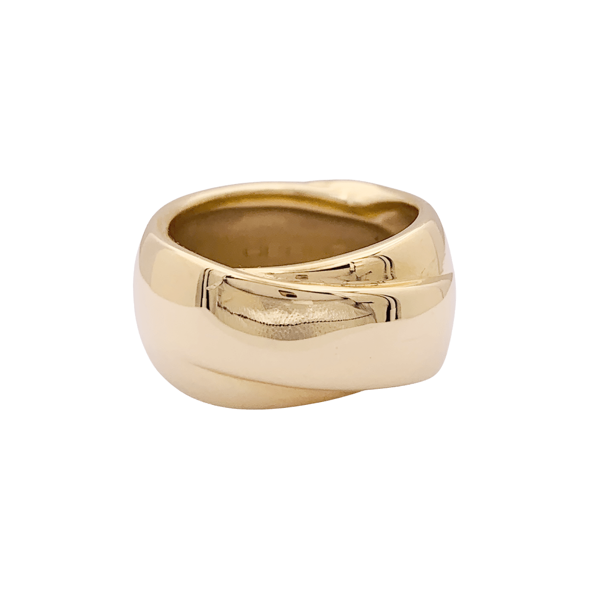 Bague HERMÈS "Volte", or jaune - Castafiore