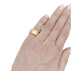 Bague HERMÈS "Volte", or jaune - Castafiore